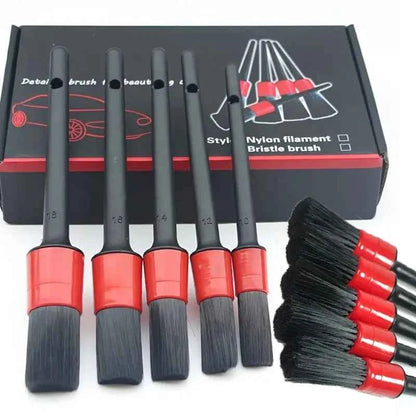 Car Detailing Brush Set - ABS Plastic Brushes for Car Cleaning Dashboard Air Outlet & Wheel Scrubbing