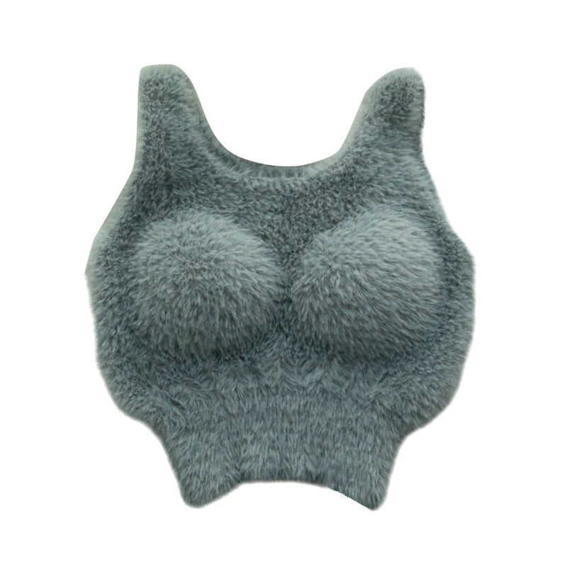 Plush Warm Wool Tank Tops