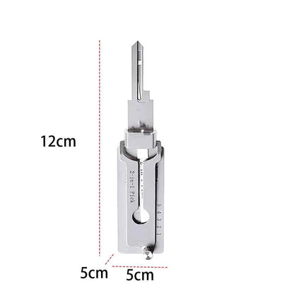 Lockpicking Lock Decoder Kit with O-Ring Pickup Precision Hook Tool for Locksmith Key Decoding And Door Maintenance