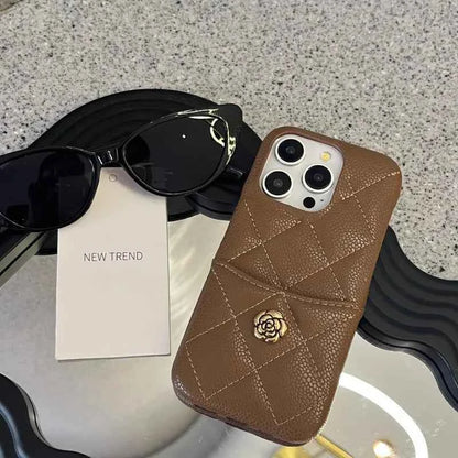 Luxury Leather Case Cover For iPhone
