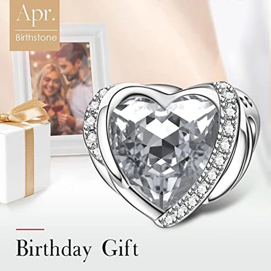 January to December Birthstone Talisman Fit Bead Suitable For Original Bracelet Women's Jewelry