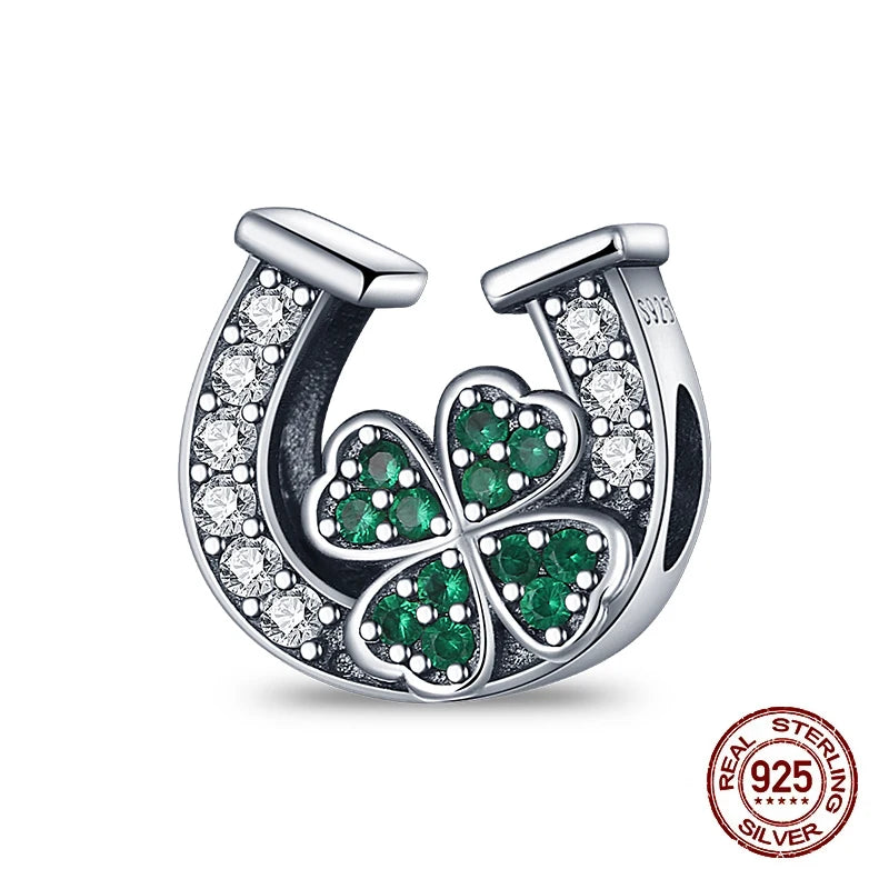 Silver Charms 3mm Original Bracelet Four Leaf Clover
