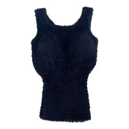 Plush Warm Wool Tank Tops
