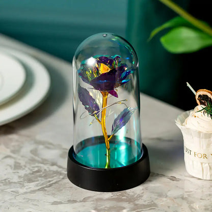 LED Galaxy Three Rose Artificial Flowers