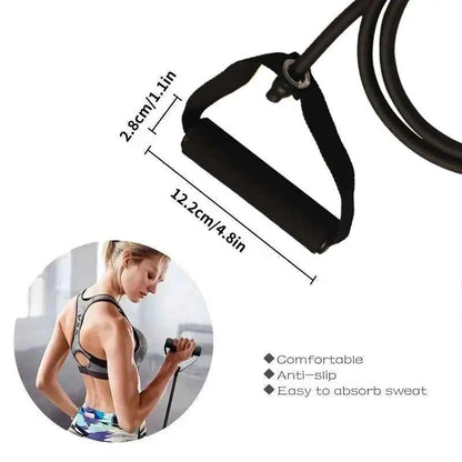 Best resistance bands for home exercise with comfortable anti-slip handles and sweat absorbent grip