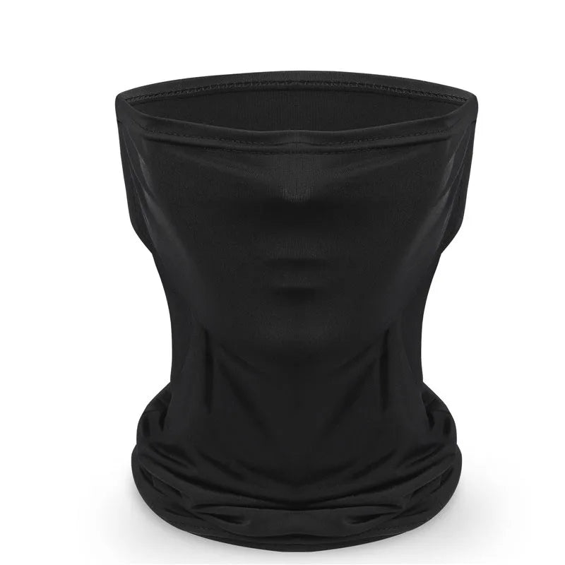 Black breathable cycling mask from DFShop designed for comfort and protection during rides