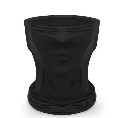 Black breathable cycling mask from DFShop designed for comfort and protection during rides