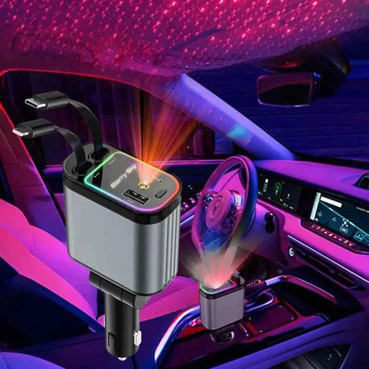 DFShop Car Charger with Spotlight for Trendy Lighting - DFShop