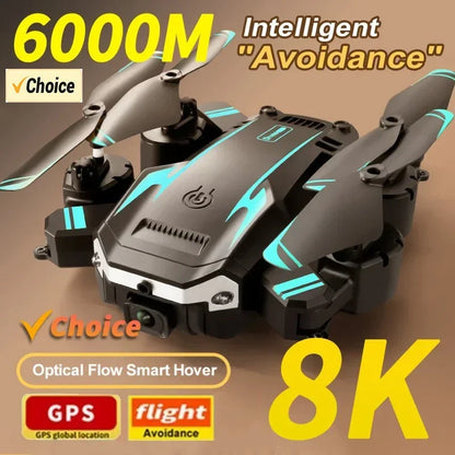 DFShop dual camera aerial photography drone with 8K resolution and intelligent avoidance feature