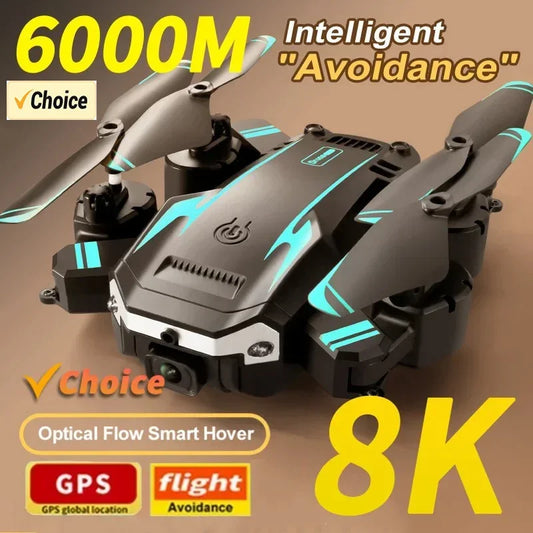 DFShop dual camera aerial photography drone with 8K resolution and intelligent avoidance feature