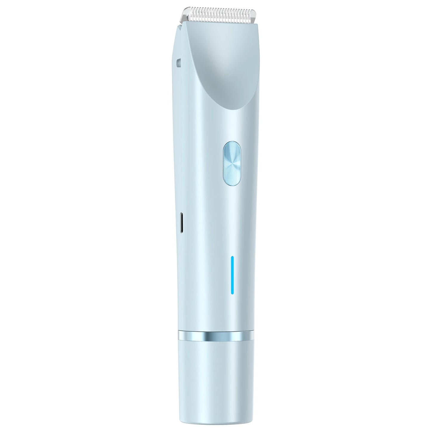 DFShop sleek blue dual hair trimmer for women with ergonomic design and precision blades