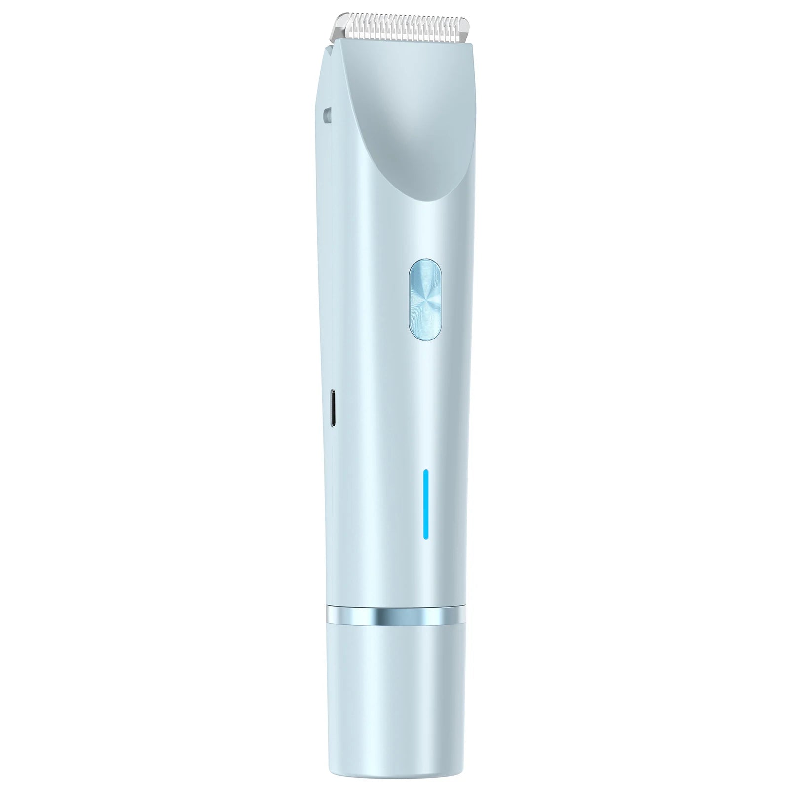 DFShop sleek blue dual hair trimmer for women with ergonomic design and precision blades