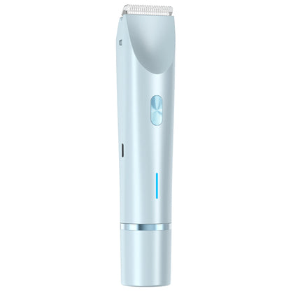 DFShop sleek blue dual hair trimmer for women with ergonomic design and precision blades
