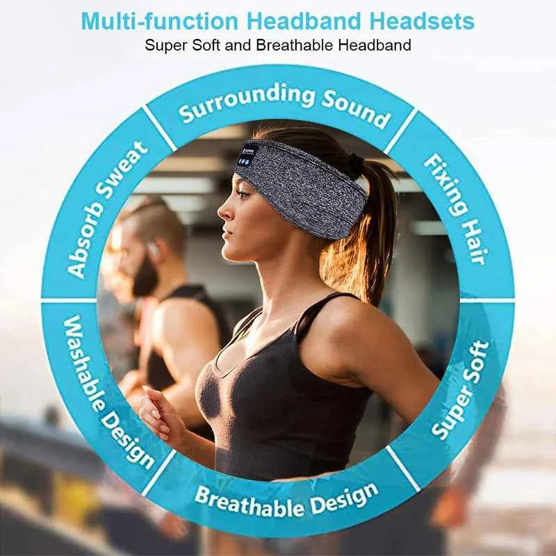 DFShop Wireless Headset for Running - Bluetooth 5.0 Headband - DFShop