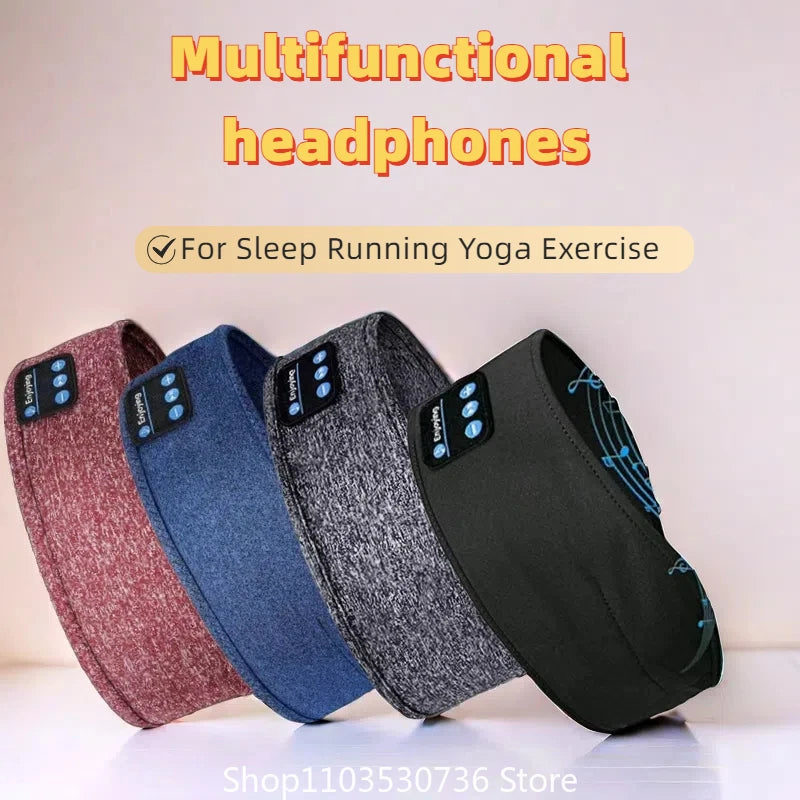 Multicolor multifunction sleep headband designed for sleep running yoga and exercise