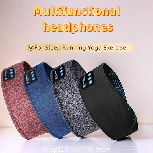 Multicolor multifunction sleep headband designed for sleep running yoga and exercise