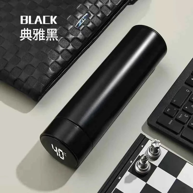 DFShop LED Display Thermos Bottle - Temperature Show - DFShop