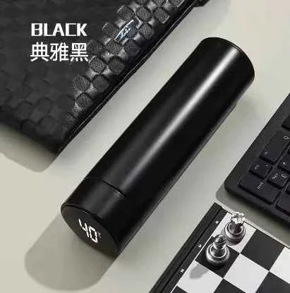 DFShop LED Display Thermos Bottle - Temperature Show - DFShop