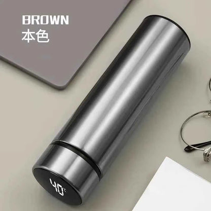 DFShop LED Display Thermos Bottle - Temperature Show - DFShop