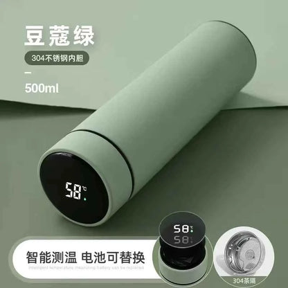 DFShop LED Display Thermos Bottle - Temperature Show - DFShop