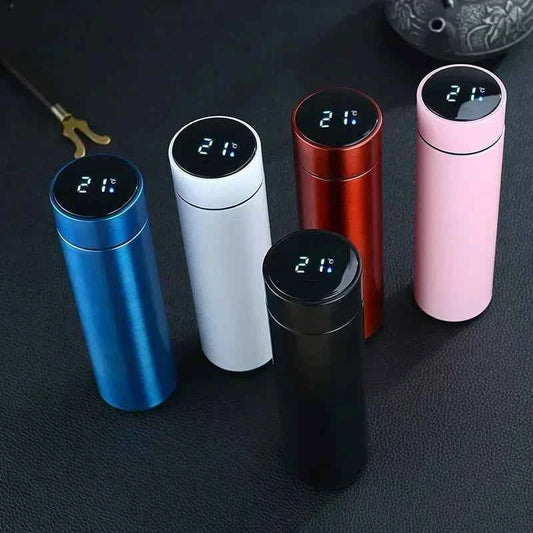 DFShop LED Display Thermos Bottle - Temperature Show - DFShop