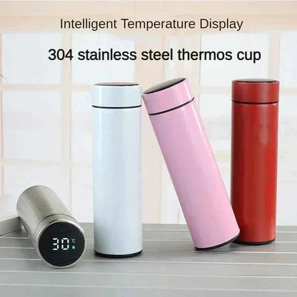 DFShop LED Display Thermos Bottle - Temperature Show - DFShop