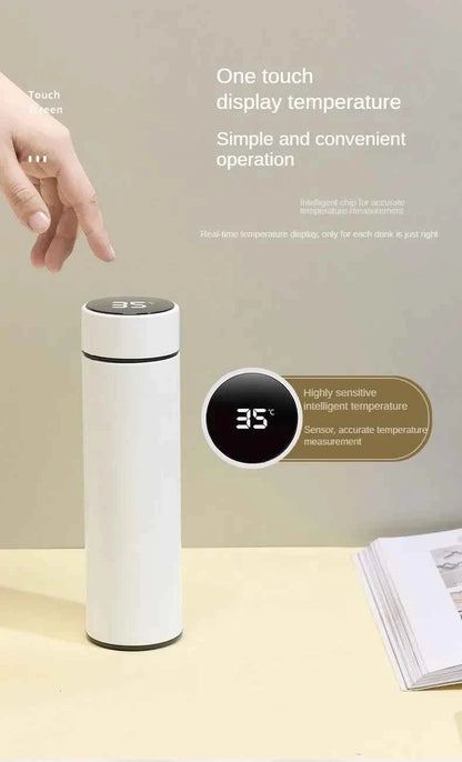 DFShop LED Display Thermos Bottle - Temperature Show - DFShop