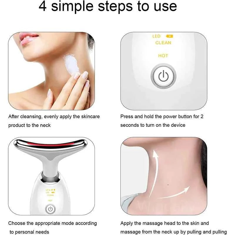 DFShop Skin Tightening Beauty Device with Color Therapy - DFShop