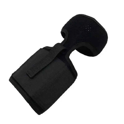 Black DFShop multi-functional leg strap pouch with adjustable strap and breathable material