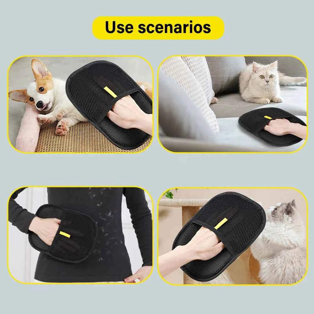 SD Pet Hair Remover Gloves for Easy Clean-Up - DFShop