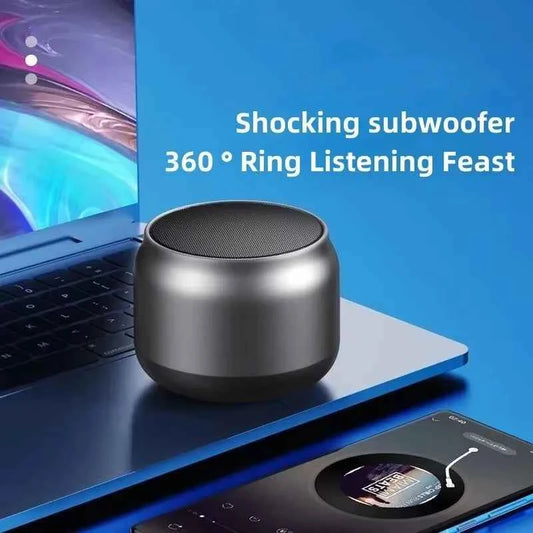 DFShop Portable Bluetooth Speaker with Subwoofer Sound - DFShop