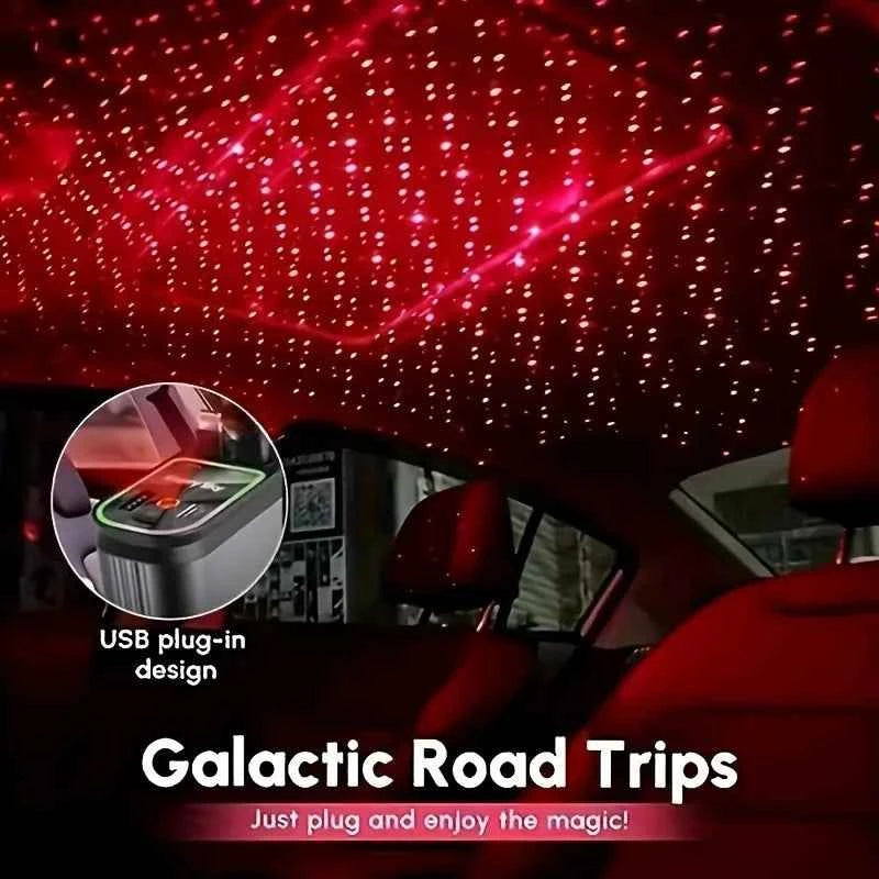 DFShop Retractable Car Fast Charger with Star Projector - DFShop