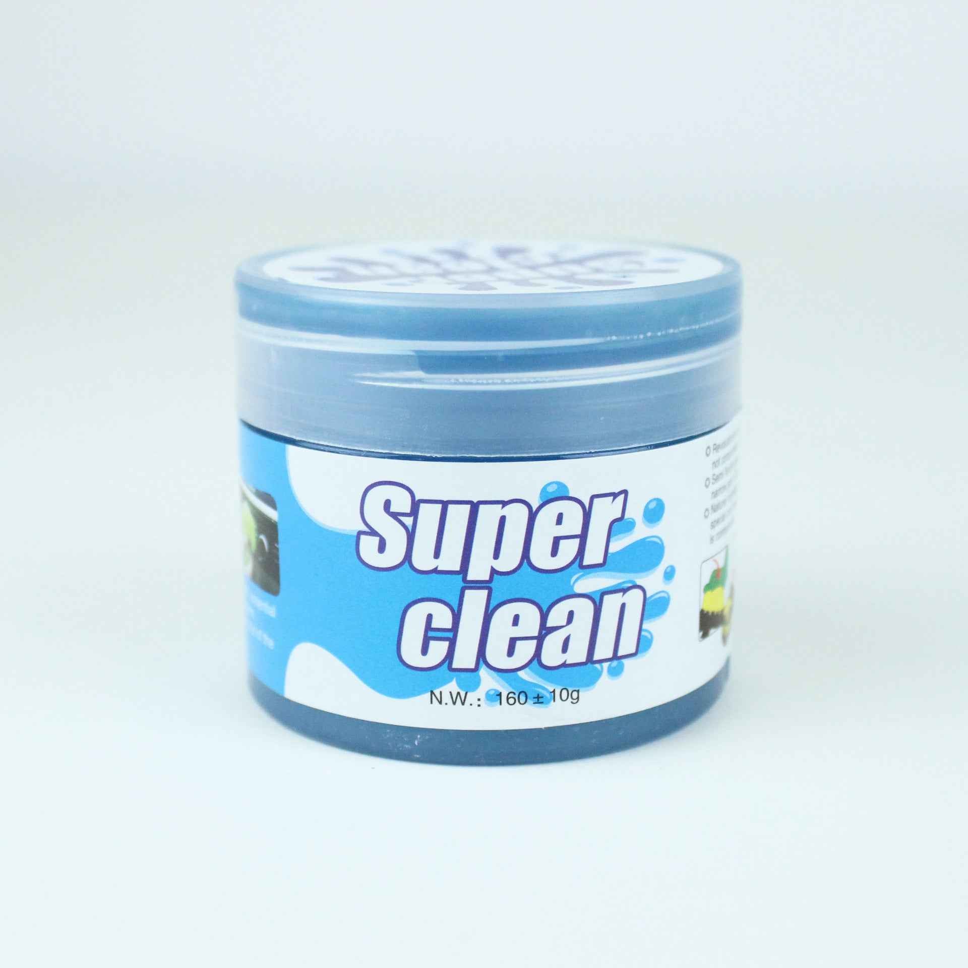 DFShop Super Clean car cleaning gel in a blue and white container for vehicle detailing