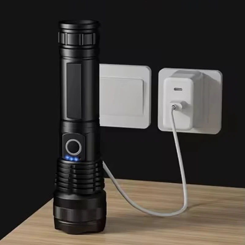 DFShop Tactical LED Flashlight Torch Lantern - Super Bright 100000Lm - DFShop
