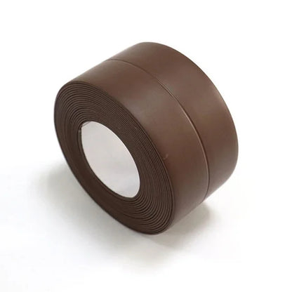 Brown waterproof wall seal strip roll designed for sealing and protecting walls from moisture