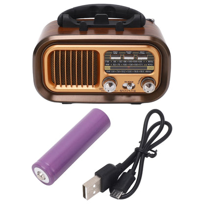 DFShop Vintage Bluetooth Radio Speaker - Retro Design - DFShop