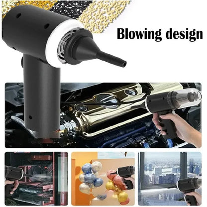 DFShop wireless car vacuum cleaner with blowing design used for cleaning car engine and interiors