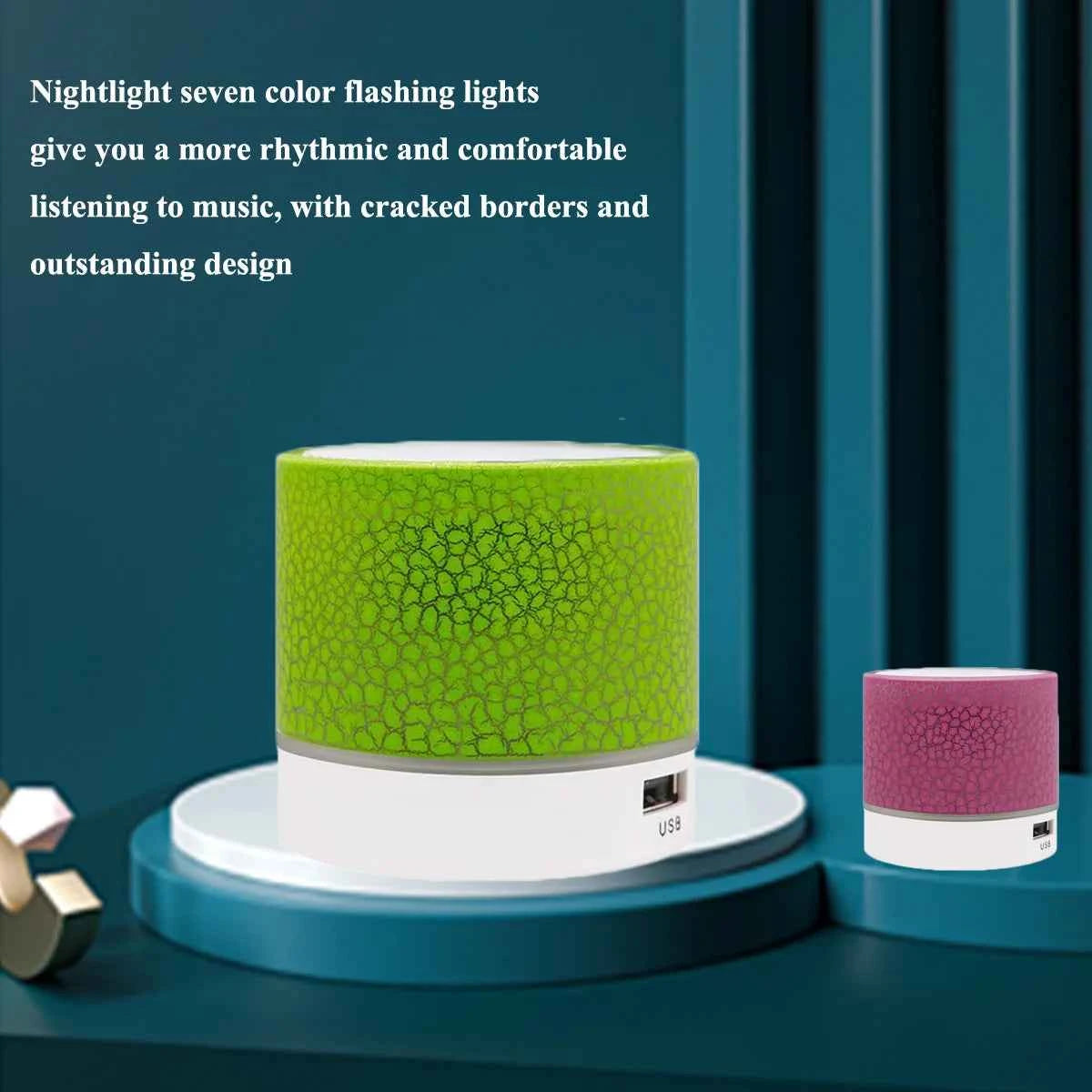 DFShop Wireless LED Bluetooth Speaker with Dazzling Lighting - DFShop