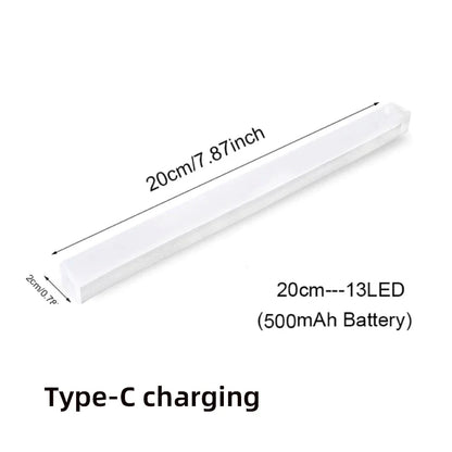 Wireless LED motion sensor night light with 13 LEDs and Type-C charging portable design
