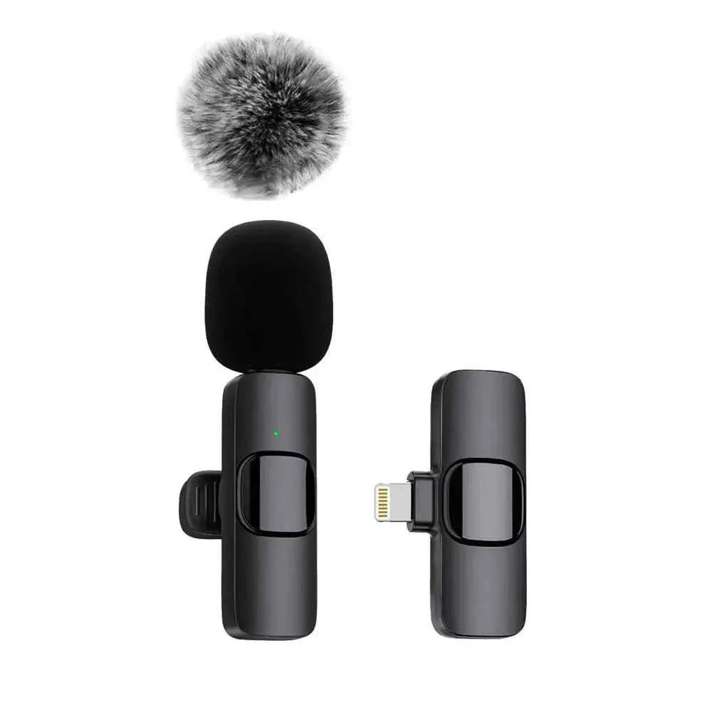 DFShop wireless mic mount with foam and furry windscreen covers for clear audio recording